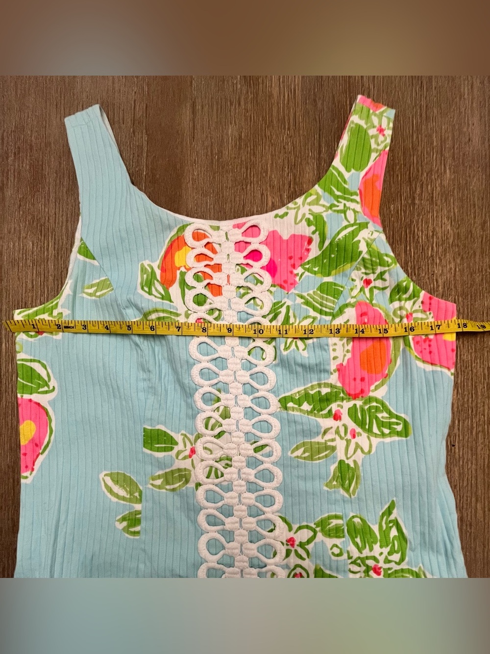 Lilly Pulitzer Women's Cathy Shift Dress Pool Blue, Pink Lemonade Size 8 - Picture 5 of 13